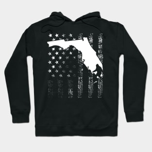 Florida Bigfoot American Flag Hoodie